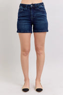 Judy Blue High Waist Back Flap Pocket Denim Short