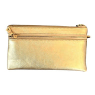 Carrie CROSSBODY OR WHRISLET: Gold