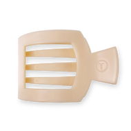 Square Flat Hair Clip | Large | Almond Beige