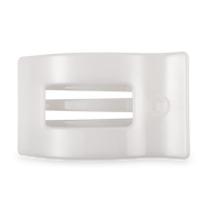 Flat Rectangle Hair Clip | Large | Coconut White