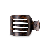 Square Flat Hair Clip | Med. | Tortoise