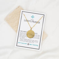 The Lord's Prayer Necklace - Gold