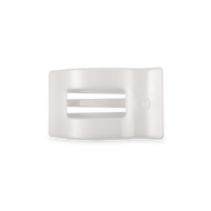 Flat Rectangle Hair Clip | Small | Coconut White