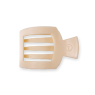 Square Flat Hair Clip | Small | Almond Beige