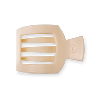 Square Flat Hair Clip | Medium | Almond Beige