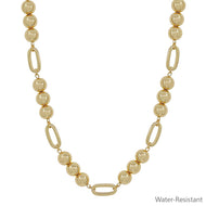 Gold Beaded Necklace