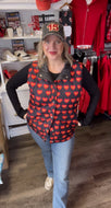 KC Heart Quilted Vest