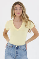 Candice Top: PALE YELLOW