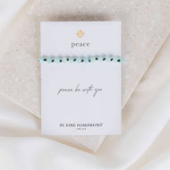 Peace Bracelet - Amazonite