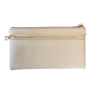 Carrie CROSSBODY OR WHRISLET: IVORY