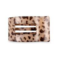 Flat Rectangle Hair Clip | Medium | Blonde Tortoise