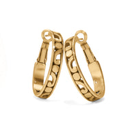 Brighton Contempo Small Hoop Earrings- Gold