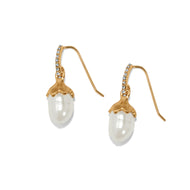 Brighton Everbloom Pearl Drop Earrings