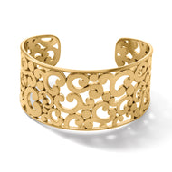 Brighton Contempo Wide Cuff Bracelet- Gold