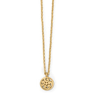 Brighton Contempo Medallion Petite Necklace- Gold