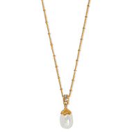 Brighton Everbloom Pearl Drop Necklace
