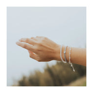 Be Still Prayer Bracelet- Quartz