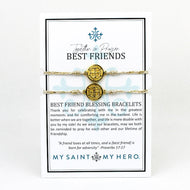 Best Friends Bracelet Set- Metallic Gold
