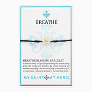 Breathe Blessing Bracelet- Black/Gold