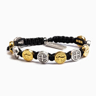 Benedictine Blessings Bracelet-Black/Mixed - Inspired Style Boutique
