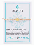 Breathe Blessing Bracelet- Metallic Copper/Gold