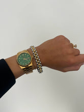 NEW WATCH BAND BRACELETS!: DIAMOND THIN TWO TONED BRACELET
