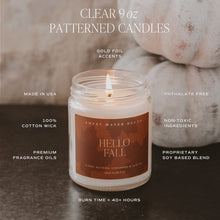 Hello Fall 9 oz Soy Candle