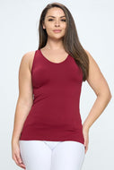 Remi Reversible U/V Tank- Burgundy