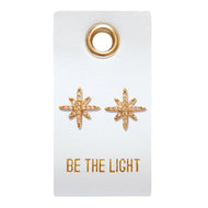 Stud Earrings - Be the Light - Starburst