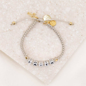 Little Words Project x MSMH - FAITH/Ivory/Gold