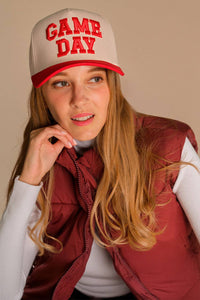 GAME DAY Trucker Hat: Red