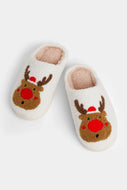 Happy Feet Slippers-Reindeer