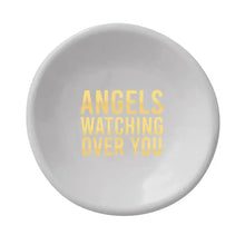 Ceramic Ring Dish &Earrings - Angels Watching Over You