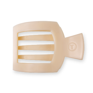 Square Flat Hair Clip | Large | Almond Beige