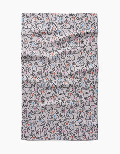 Playful Bunnies Tea Towel