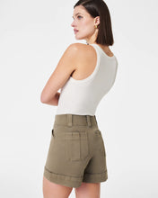 Spanx Stretch Twill Trouser Short -Olive