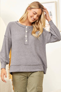 Bobbi Top: Charcoal
