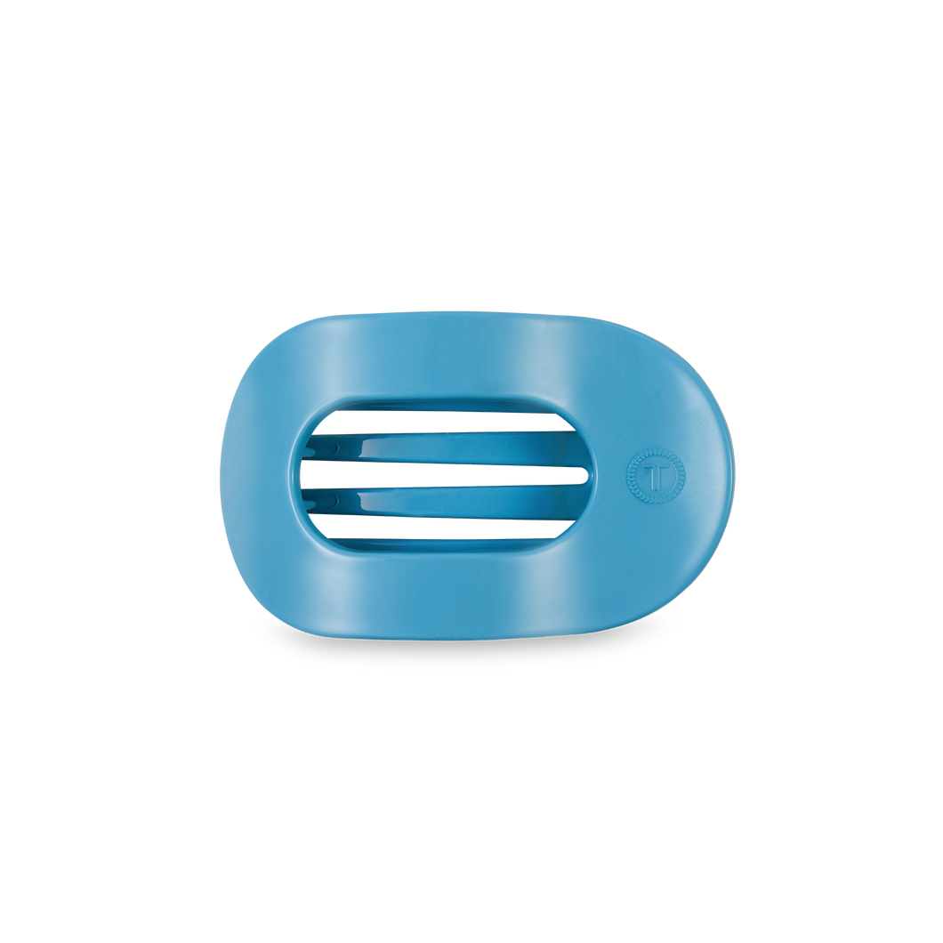 Flat Round Hair Clip | Small | Summer Sky