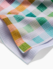 Woven Spring Plaid Tea Towel