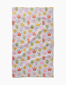 Retro Watering Cans Tea Towel