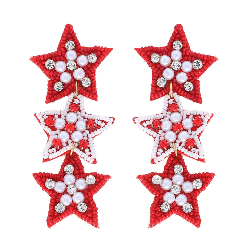 Star Game Day Earrings