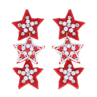 Star Game Day Earrings