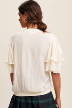Rachel Tie Blouse: Cream