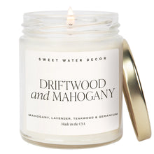 Driftwood and Mahogany 9 oz Soy Candle