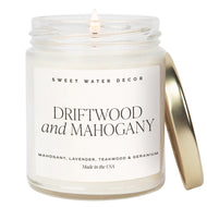 Driftwood and Mahogany 9 oz Soy Candle