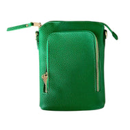 3 ZIPPER CROSSBODY : Green