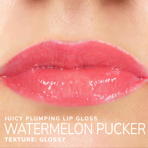 Lipsense Glowify® Juicy Plumping Lip Gloss-Watermelon Pucker