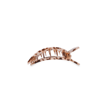 Square Flat Hair Clip | Small | Blonde Tortoise