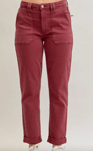 Judy Blue Aurora Cuffed Jeans