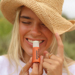 Poppy & Pout Lip Balm- Orange Blossom